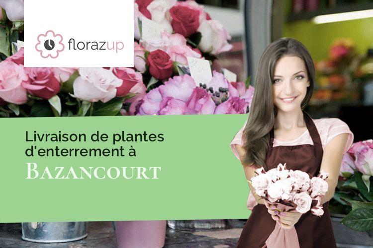 créations florales pour un enterrement à Bazancourt (Oise/60380)