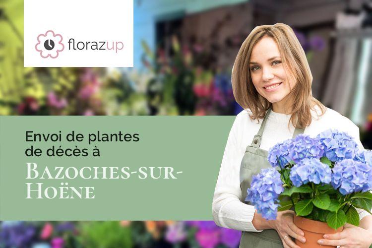 bouquets de fleurs pour des obsèques à Bazoches-sur-Hoëne (Orne/61560)