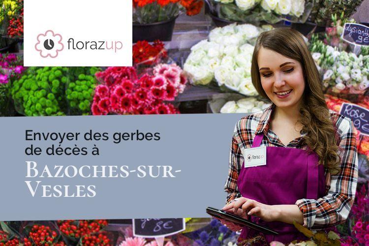 gerbes de fleurs pour un décès à Bazoches-sur-Vesles (Aisne/02220)