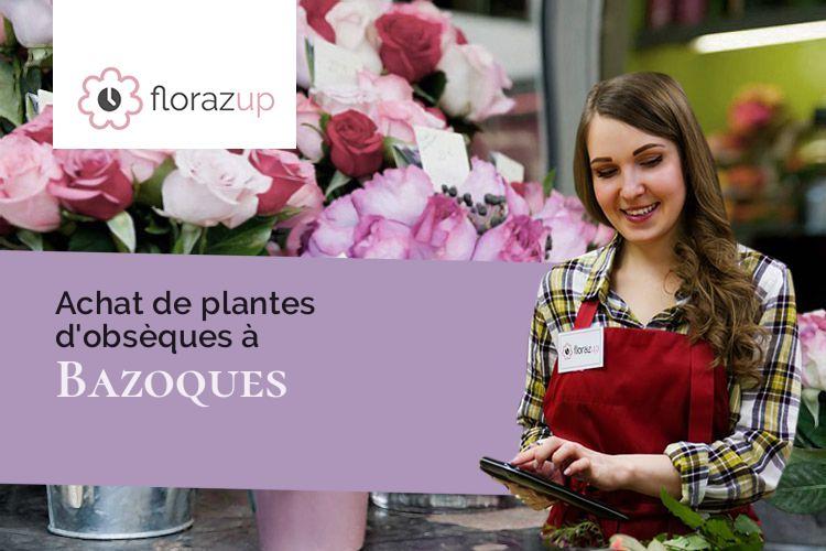 compositions florales pour un deuil à Bazoques (Eure/27230)