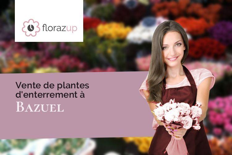 compositions de fleurs pour des funérailles à Bazuel (Nord/59360)