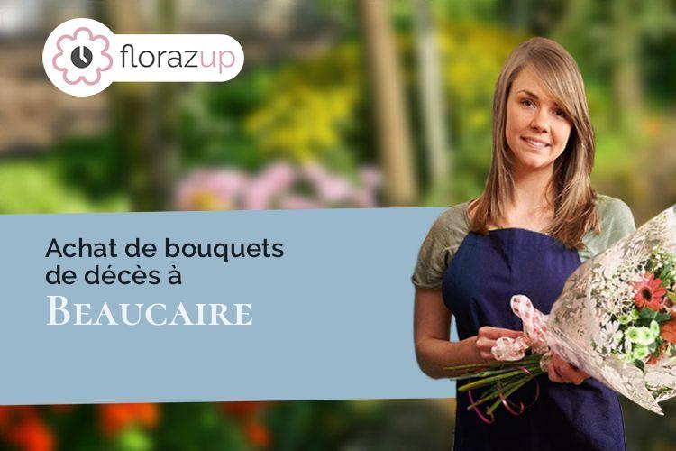 créations de fleurs pour des obsèques à Beaucaire (Gard/30300)