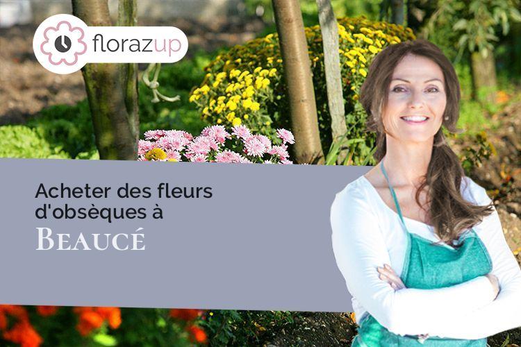 créations florales pour des obsèques à Beaucé (Ille-et-Vilaine/35133)