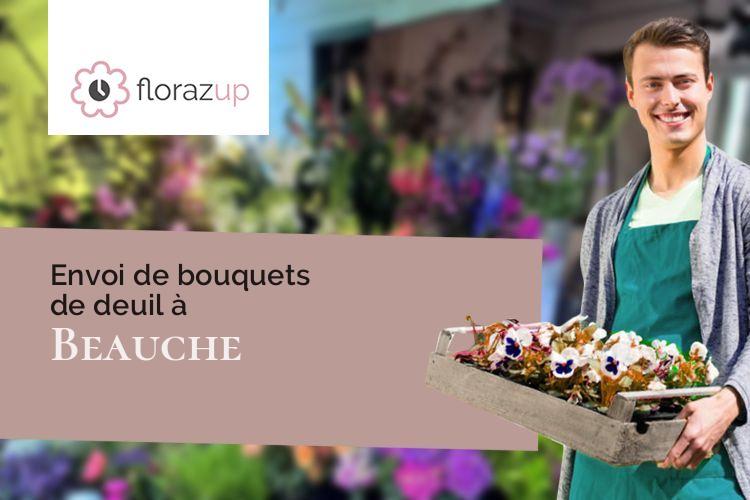 coeurs de fleurs pour des obsèques à Beauche (Eure-et-Loir/28270)