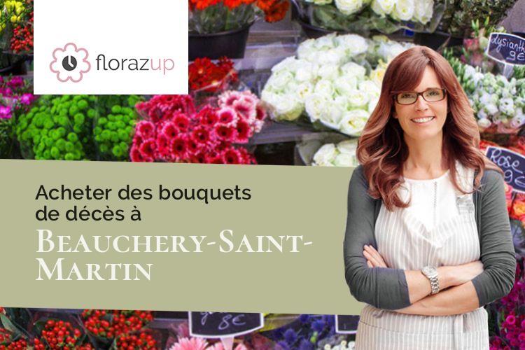 compositions de fleurs pour une crémation à Beauchery-Saint-Martin (Seine-et-Marne/77560)