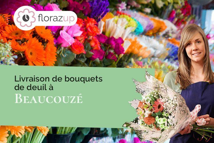 coeur de fleurs pour un décès à Beaucouzé (Maine-et-Loire/49070)