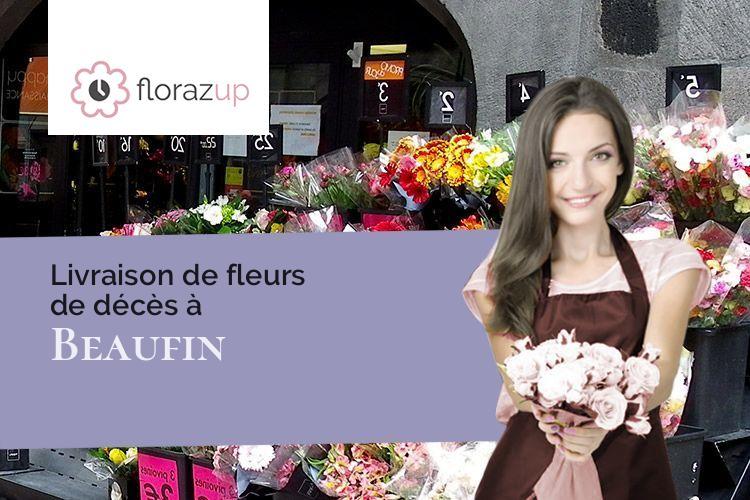 créations florales pour un décès à Beaufin (Isère/38970)