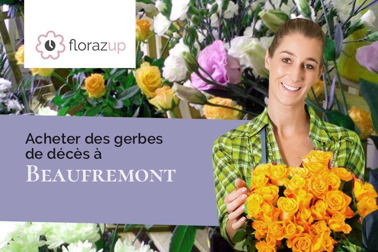 créations florales pour des funérailles à Beaufremont (Vosges/88300)