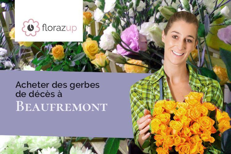 créations florales pour des funérailles à Beaufremont (Vosges/88300)