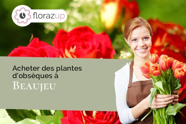 compositions de fleurs pour une crémation à Beaujeu (Rhône/69430)