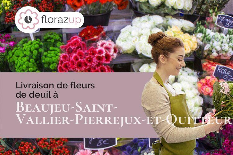 créations florales pour un décès à Beaujeu-Saint-Vallier-Pierrejux-et-Quitteur (Haute-Saône/70100)