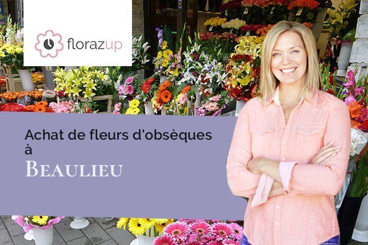 compositions de fleurs pour un décès à Beaulieu (Puy-de-Dôme/63570)