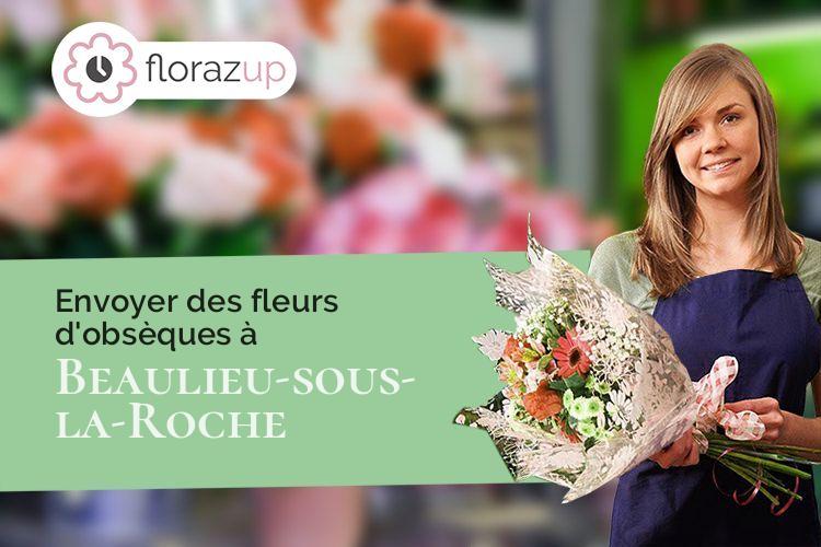 bouquets de fleurs pour des obsèques à Beaulieu-sous-la-Roche (Vendée/85190)