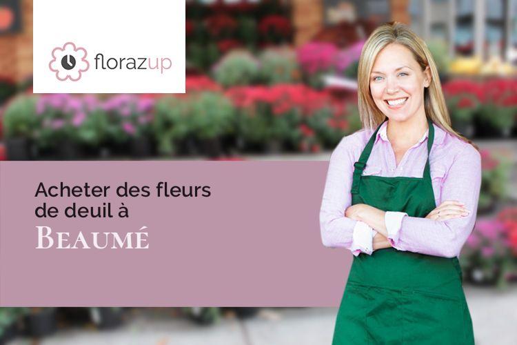 créations florales pour des funérailles à Beaumé (Aisne/02500)