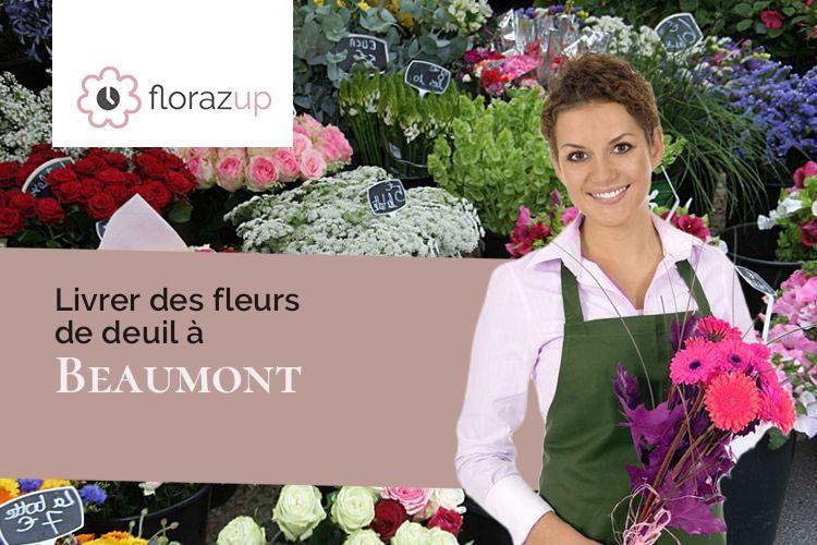 compositions florales pour une crémation à Beaumont (Ardèche/07110)