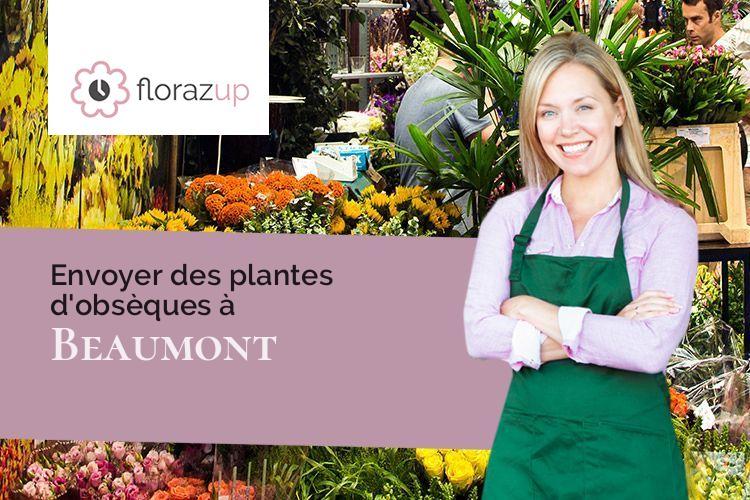 compositions florales pour une crémation à Beaumont (Gers/32100)
