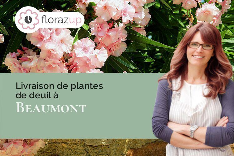 compositions florales pour un décès à Beaumont (Haute-Savoie/74160)
