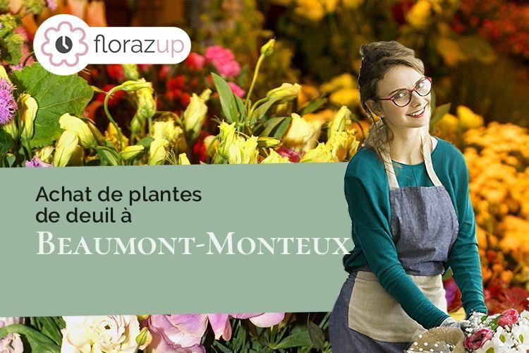 couronnes florales pour un enterrement à Beaumont-Monteux (Drôme/26600)