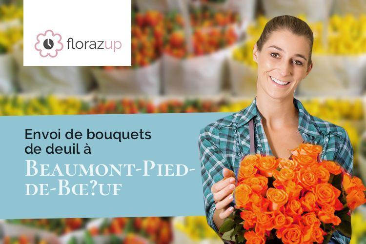 couronnes florales pour un deuil à Beaumont-Pied-de-Bœ?uf (Mayenne/53290)