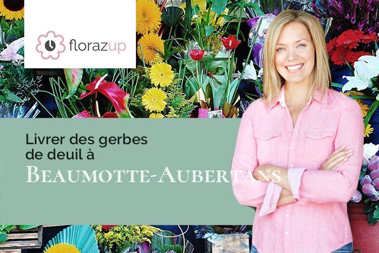 créations florales pour une crémation à Beaumotte-Aubertans (Haute-Saône/70190)