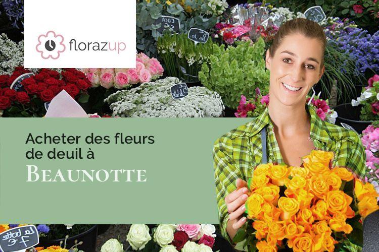 coupes de fleurs pour des funérailles à Beaunotte (Côte-d'Or/21510)