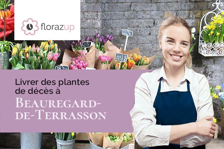 gerbes de fleurs pour un enterrement à Beauregard-de-Terrasson (Dordogne/24120)