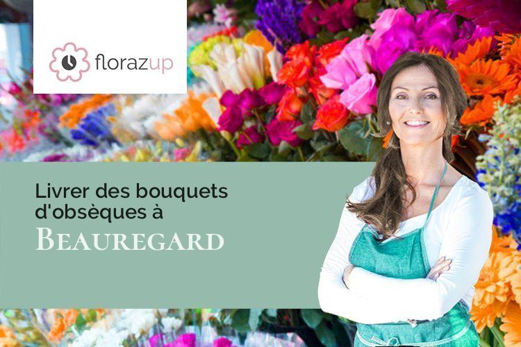 fleurs deuil pour un enterrement à Beauregard (Lot/46260)