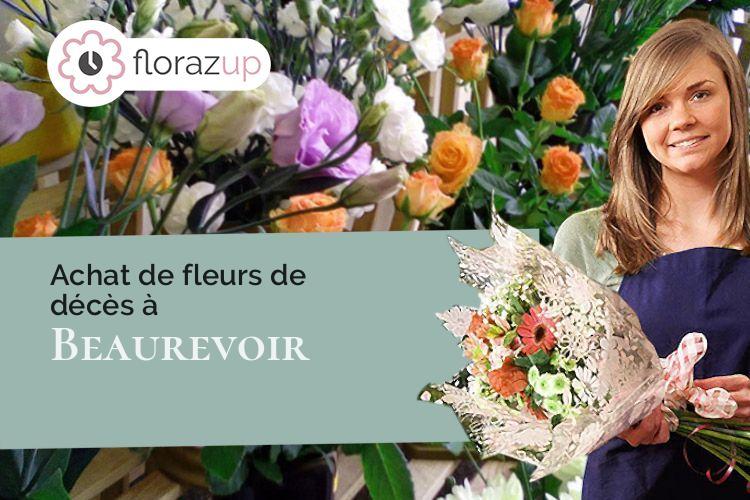 compositions de fleurs pour une crémation à Beaurevoir (Aisne/02110)