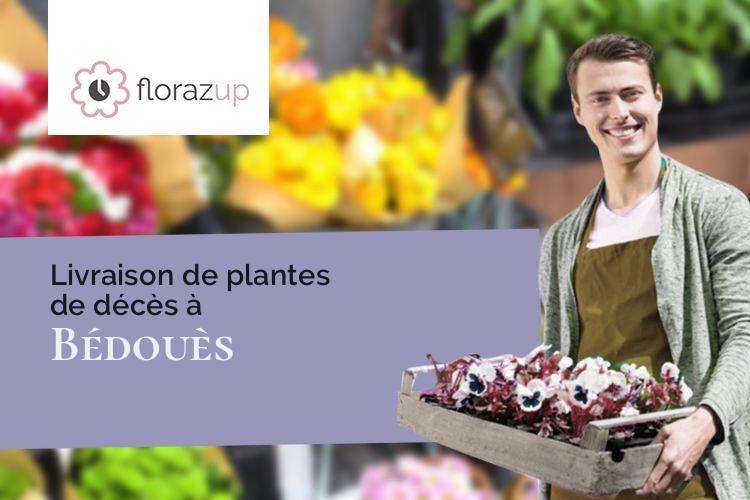 bouquets de fleurs pour des obsèques à Bédouès (Lozère/48400)