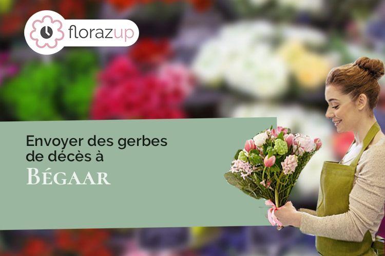 coupes de fleurs pour un deuil à Bégaar (Landes/40400)