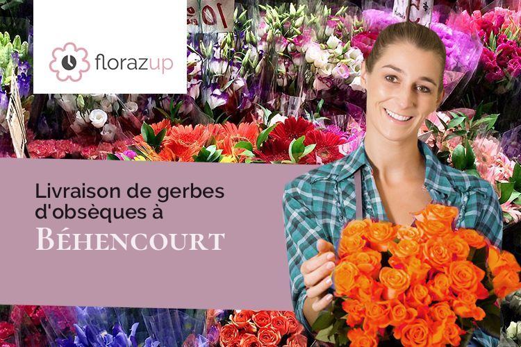 créations florales pour un enterrement à Béhencourt (Somme/80260)