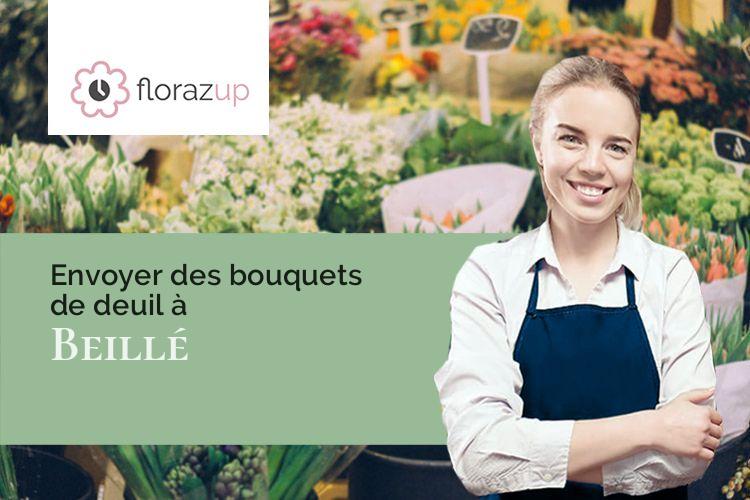 couronnes florales pour un décès à Beillé (Sarthe/72160)