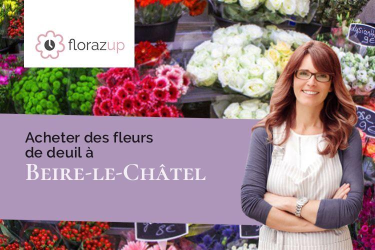 bouquets de fleurs pour une crémation à Beire-le-Châtel (Côte-d'Or/21310)