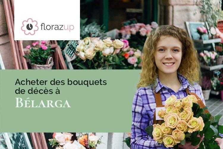gerbes de fleurs pour un enterrement à Bélarga (Hérault/34230)