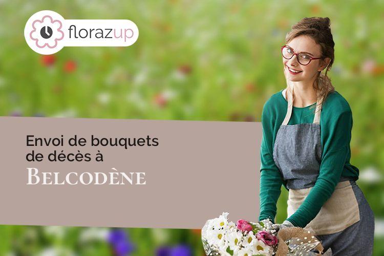 coeur de fleurs pour des funérailles à Belcodène (Bouches-du-Rhône/13720)