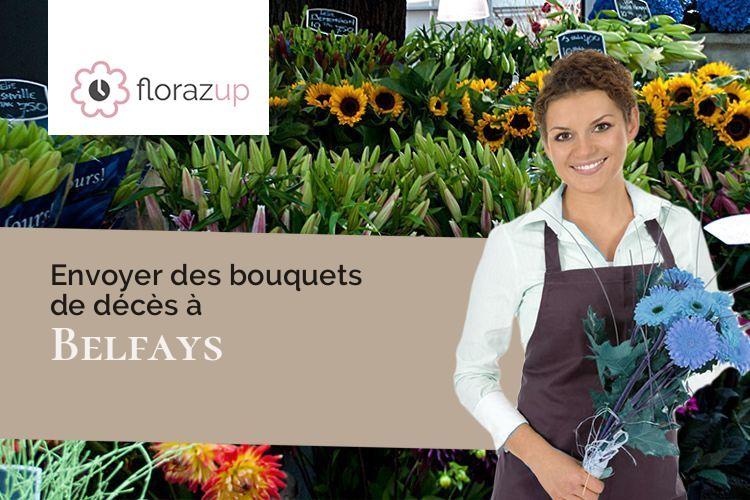 coeurs de fleurs pour un deuil à Belfays (Doubs/25470)