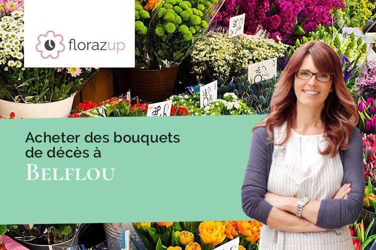 couronnes de fleurs pour une crémation à Belflou (Aude/11410)