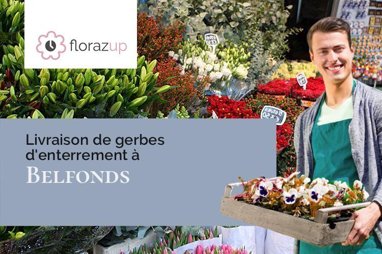 bouquets de fleurs pour un deuil à Belfonds (Orne/61500)