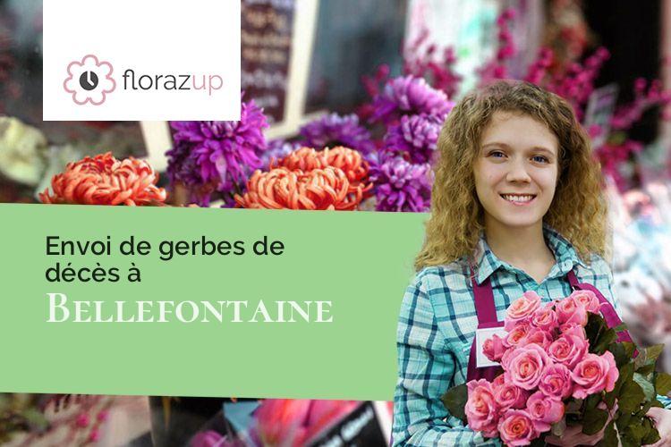 créations florales pour des obsèques à Bellefontaine (Jura/39400)
