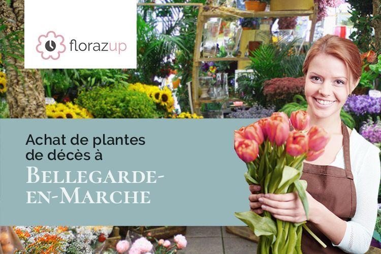 couronnes de fleurs pour une crémation à Bellegarde-en-Marche (Creuse/23190)