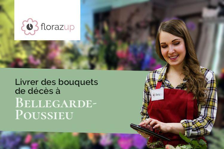 bouquets de fleurs pour des obsèques à Bellegarde-Poussieu (Isère/38270)
