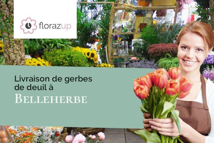 créations florales pour des obsèques à Belleherbe (Doubs/25380)