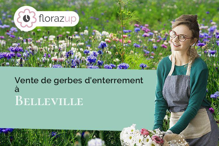 fleurs deuil pour une crémation à Belleville (Meurthe-et-Moselle/54940)