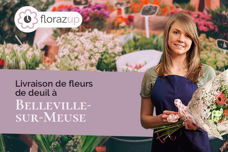 bouquets de fleurs pour un enterrement à Belleville-sur-Meuse (Meuse/55430)
