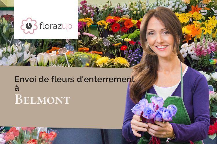 créations de fleurs pour des obsèques à Belmont (Haute-Saône/70270)