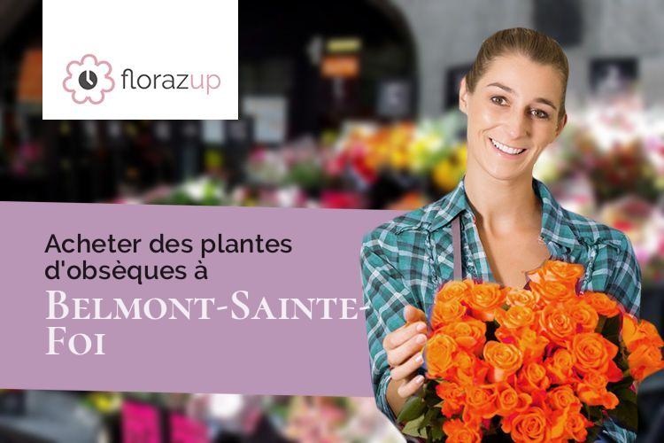 coupes de fleurs pour un décès à Belmont-Sainte-Foi (Lot/46230)