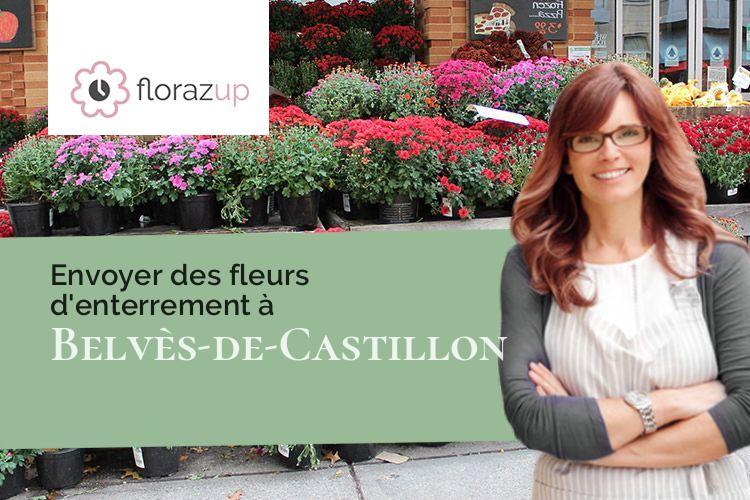 coupes de fleurs pour un décès à Belvès-de-Castillon (Gironde/33350)