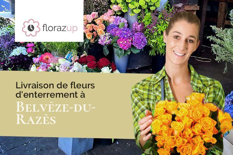 coupes de fleurs pour des obsèques à Belvèze-du-Razès (Aude/11240)