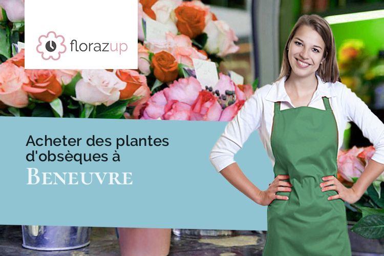 compositions de fleurs pour des obsèques à Beneuvre (Côte-d'Or/21290)