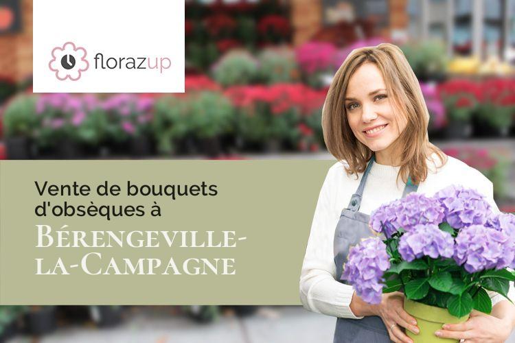 compositions florales pour un enterrement à Bérengeville-la-Campagne (Eure/27110)